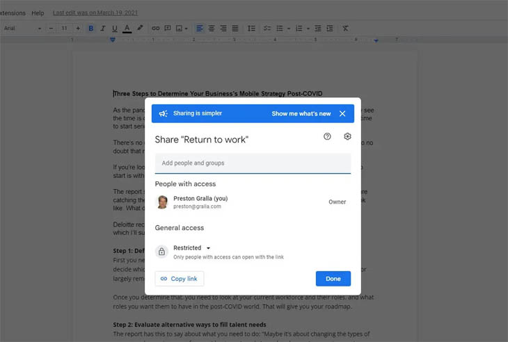 Google Docs outshines Microsoft Word 